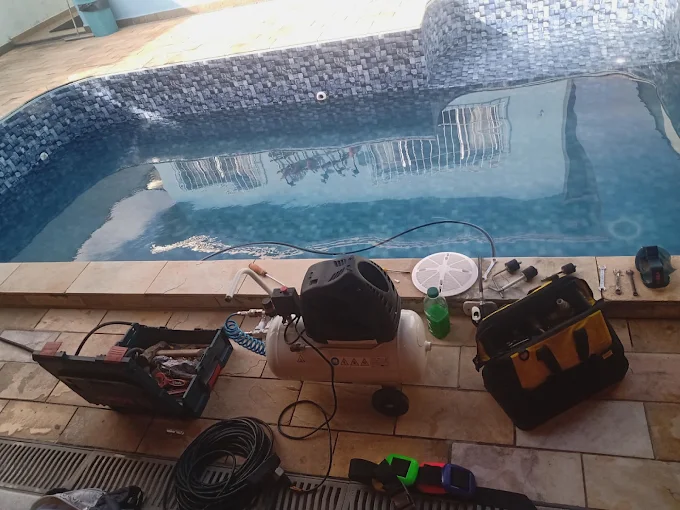 Equipamentos para inspeção de piscina