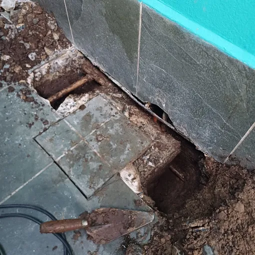 Reparo localizado após detecção